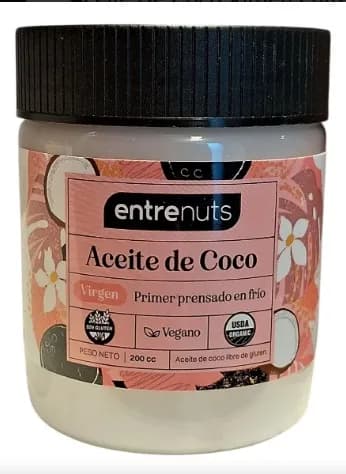 Aceite de coco virgen Entrenuts