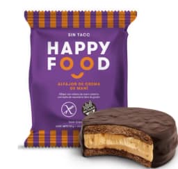 Alfajor de crema de mani happy food