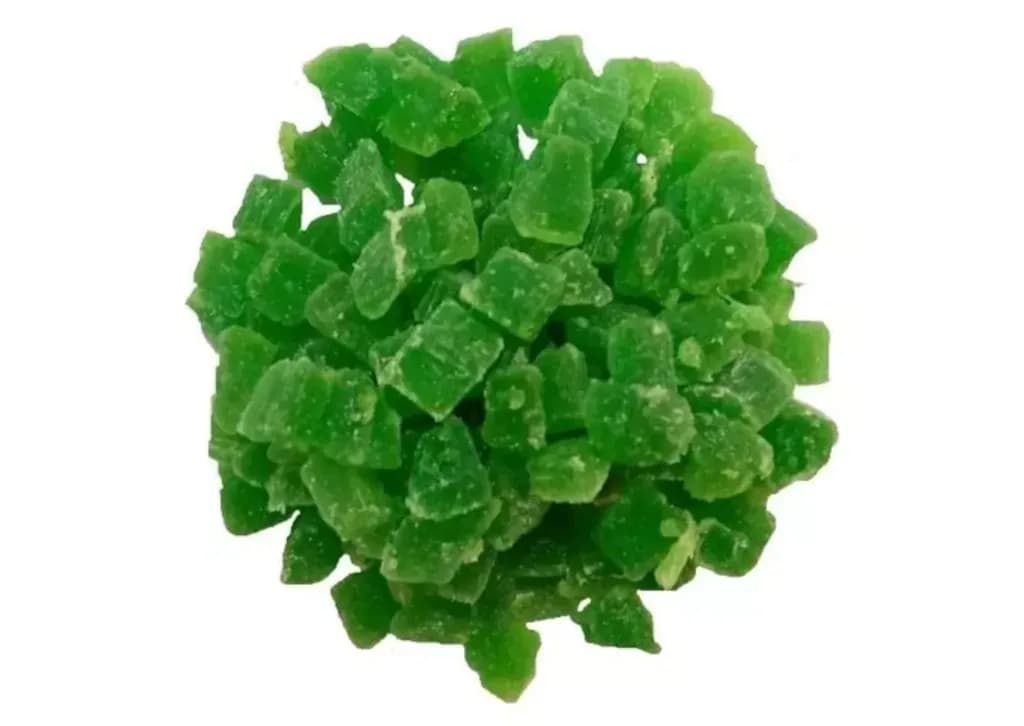 Anana en cubo color verde premium