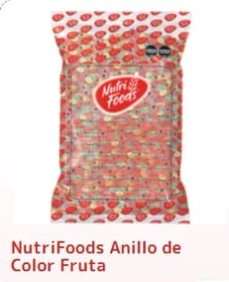 Anillos de color frutales nutri food