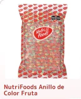 Anillos de color frutales nutri food