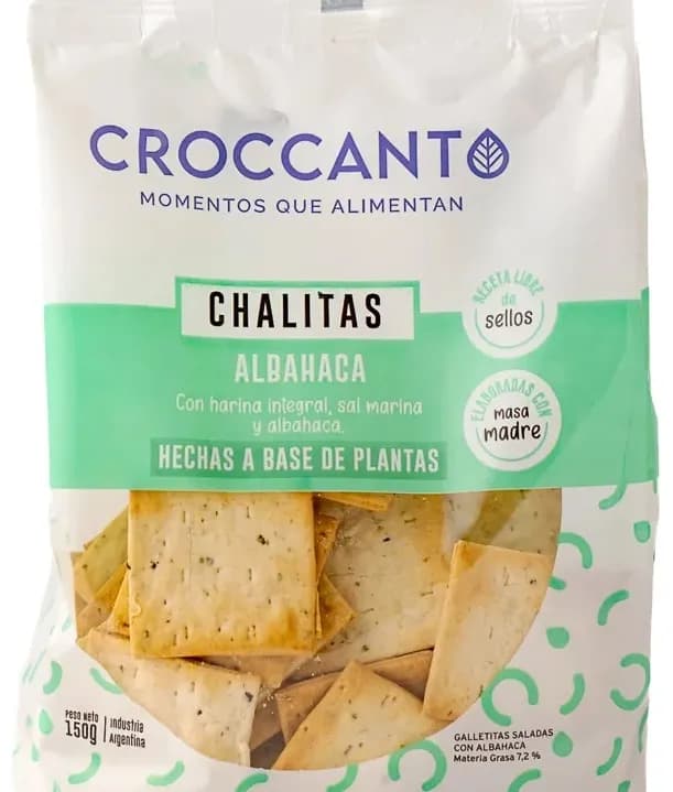 Chalitas de albahaca Croccanto