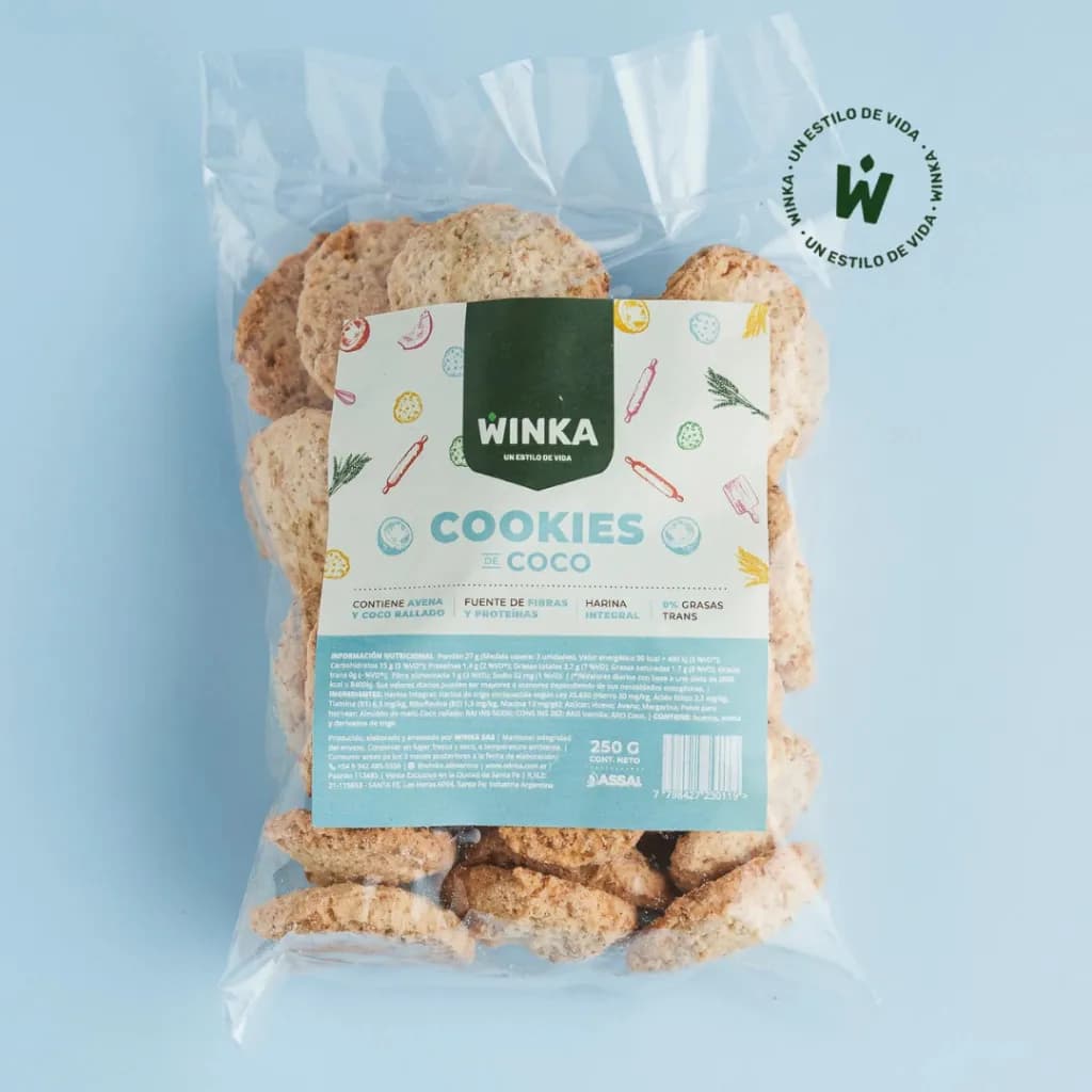 Cookies integrales coco Winka