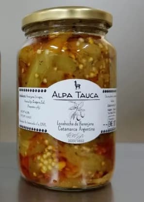 Escabeche de berenjena alpa tauca