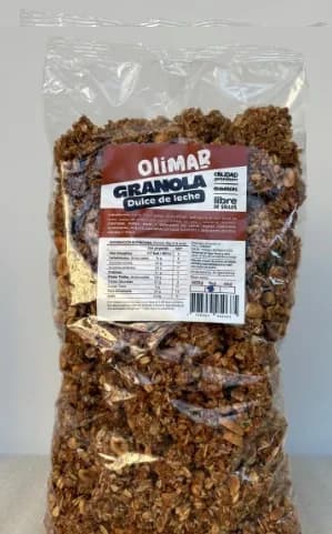 Granola con dulce de leche olimar