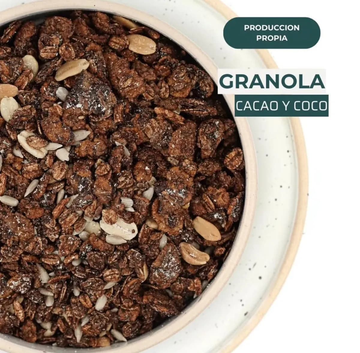Granola con cacao y coco Quica