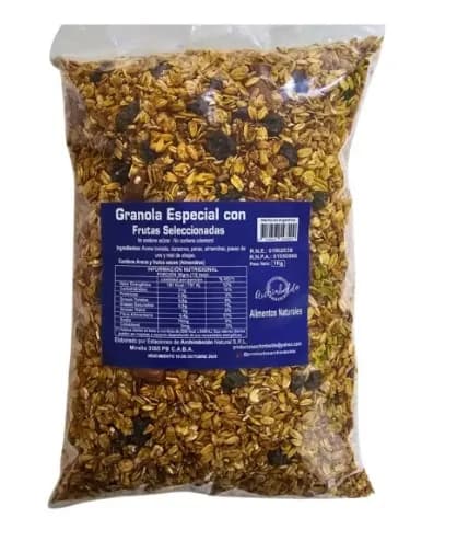 Granola especial con frutas archimboldo