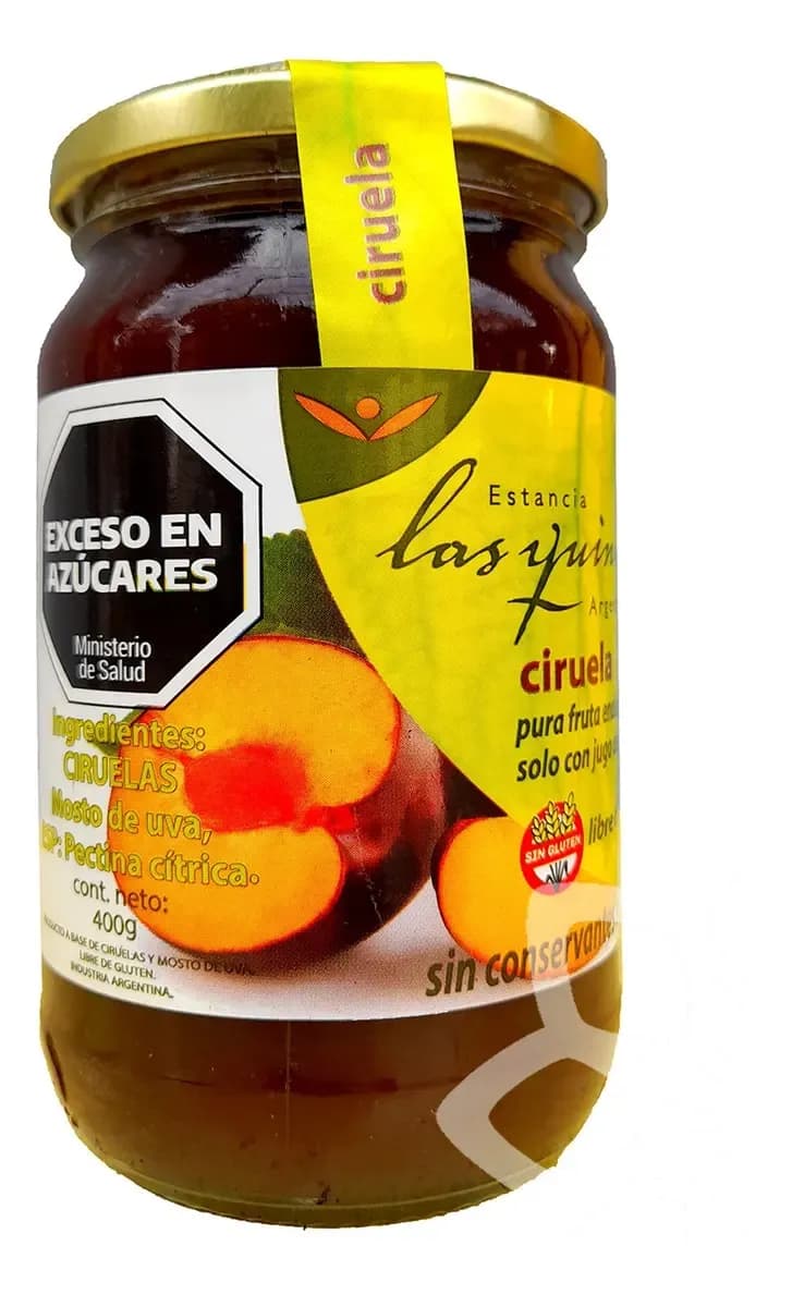 Mermelada de ciruela sin g Las Quinas