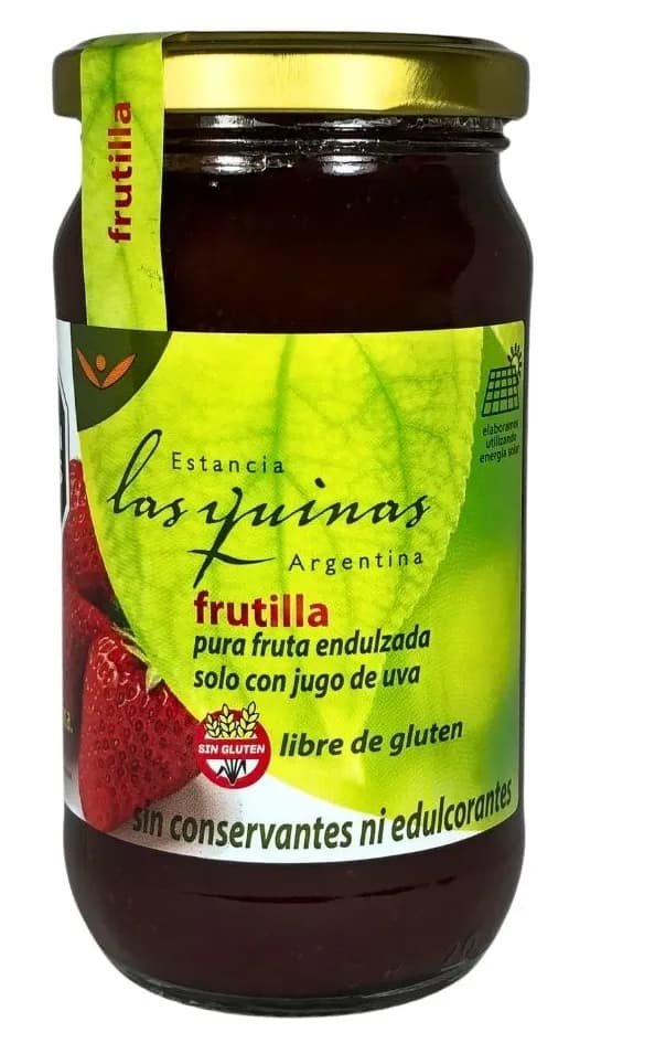Mermelada de frutilla sin g Las Quinas