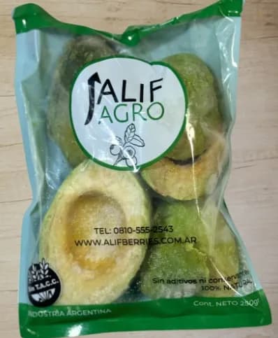 Palta hass en trozos alif