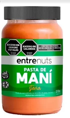 Pasta de mani con Stevia Entrenuts