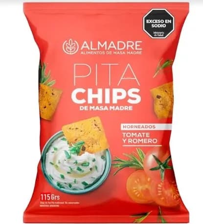 Pitachips tomate/romero Almadre