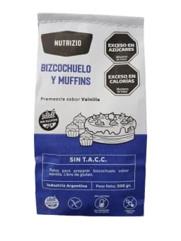 Premezcla bizcochuelo sin tacc Nutrizio