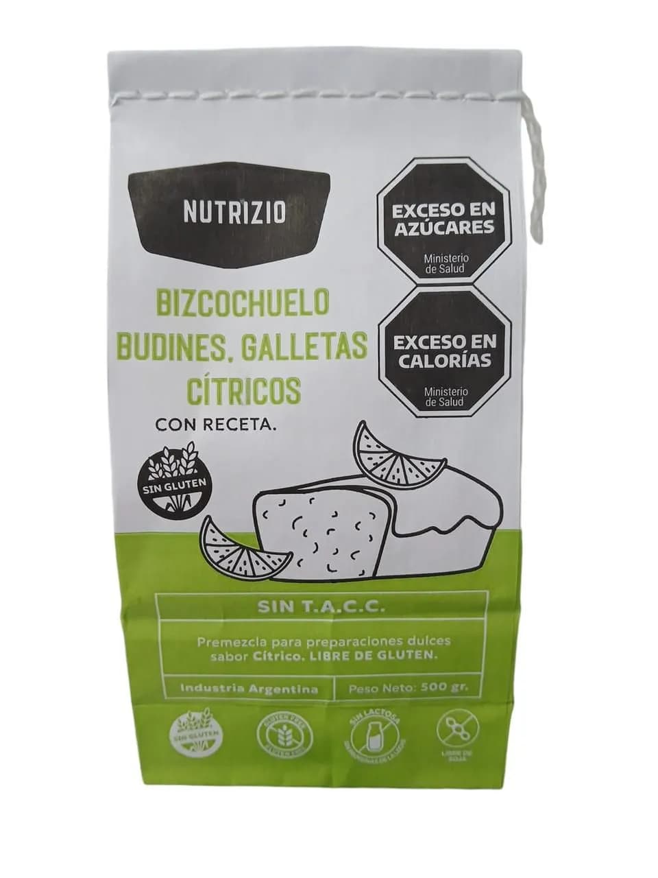 Premezcla budin sin gluten Nutrizio