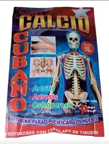 Suplemento calcio cubano el sobre