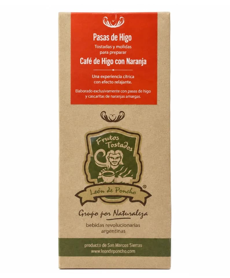 Cafe higo con naranja Leon de pon