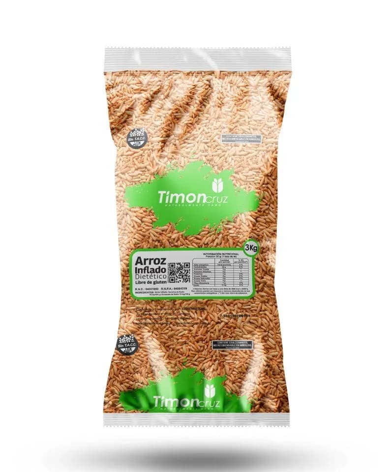 Arroz inflado dietetico