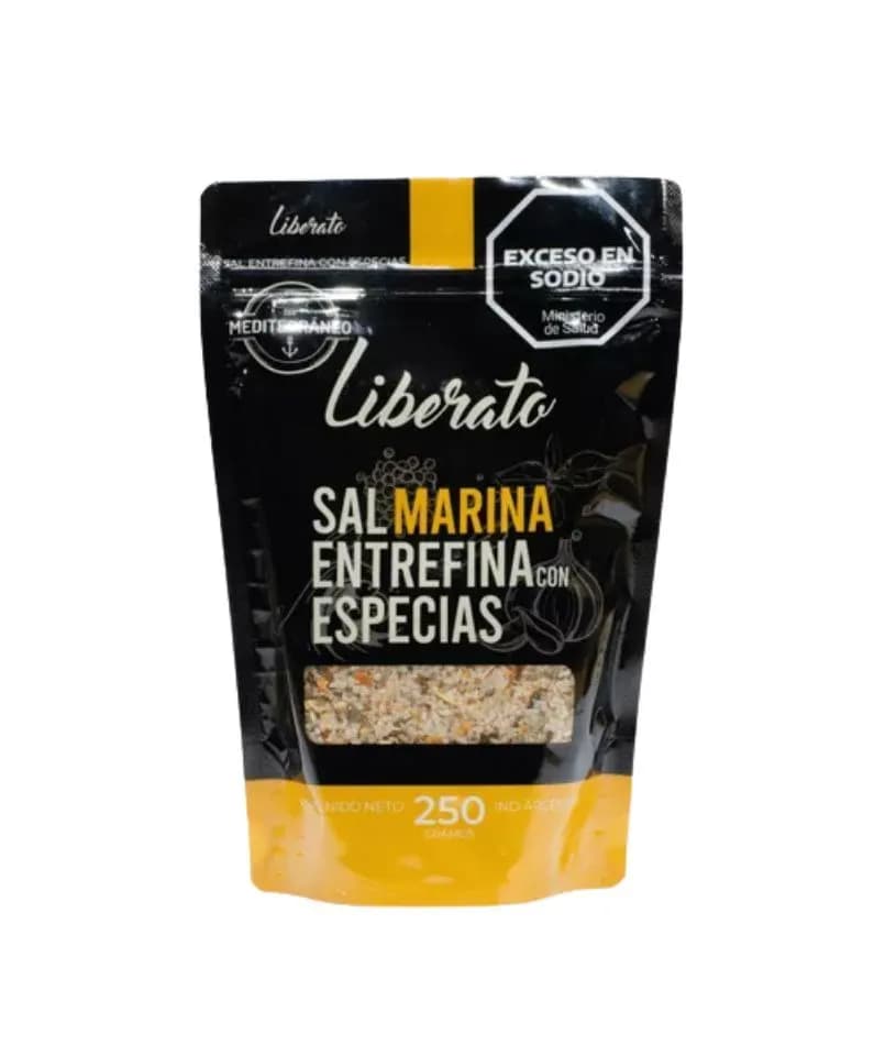 Sal marina entrefina con Especias