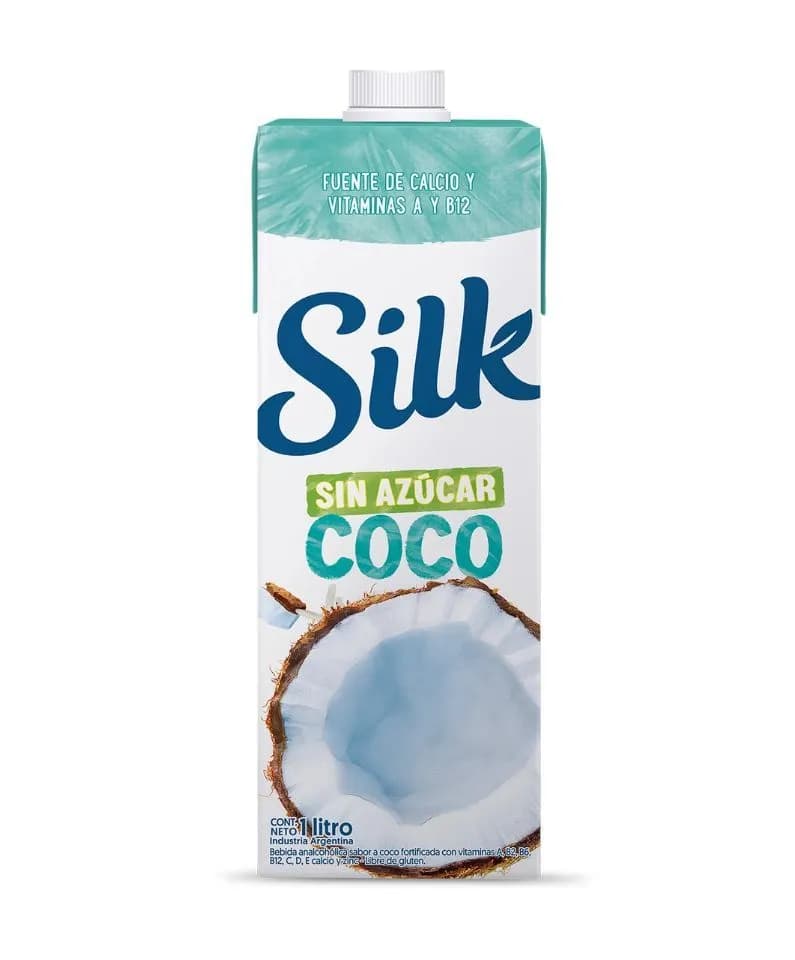 Leche de coco sin azucar Silk