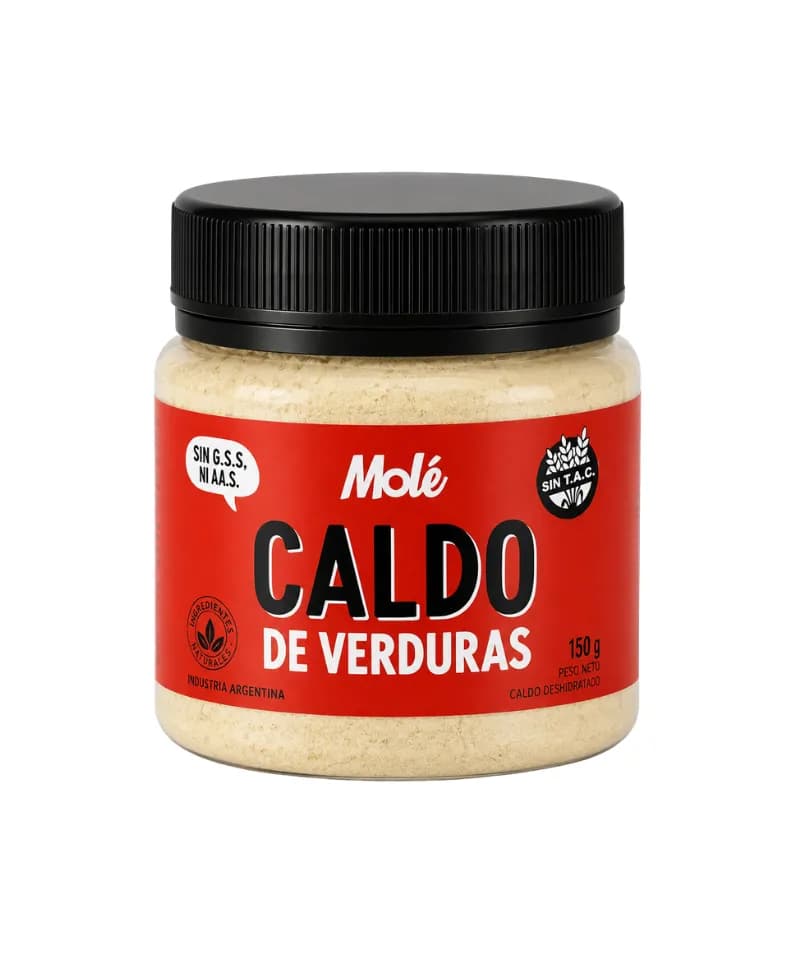 Caldo natural de verdura mole