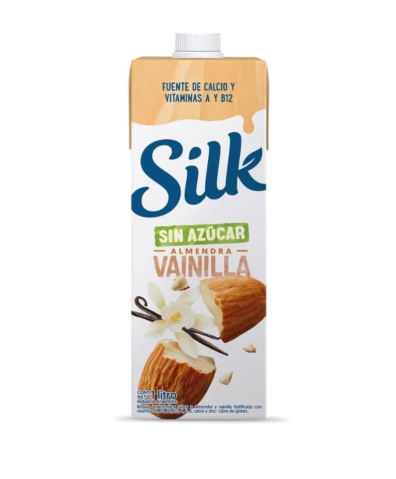 Leche de almendras vainilla sin az Silk
