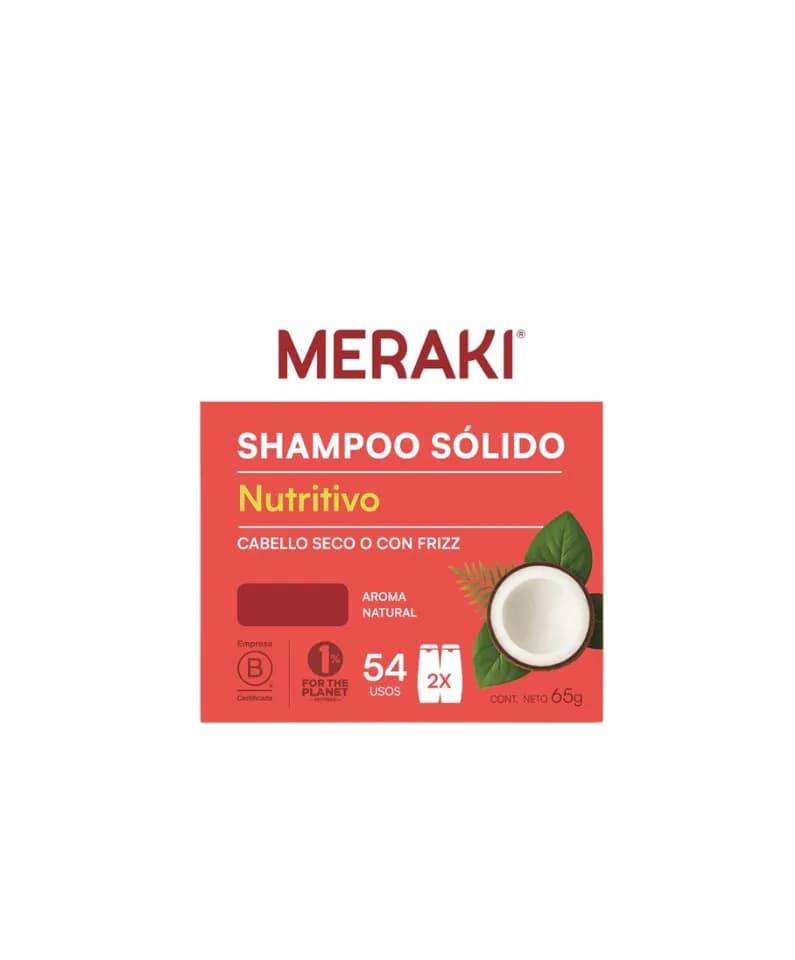 Shampoo solido nutritivo Meraki