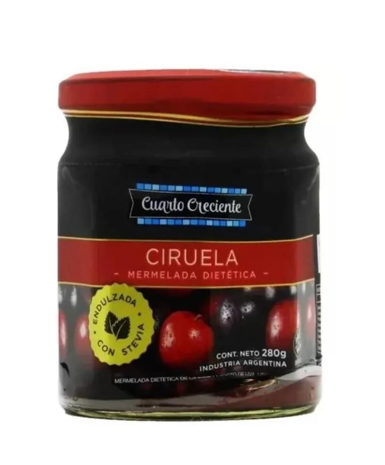 Mermelada de ciruela con Stevia cua