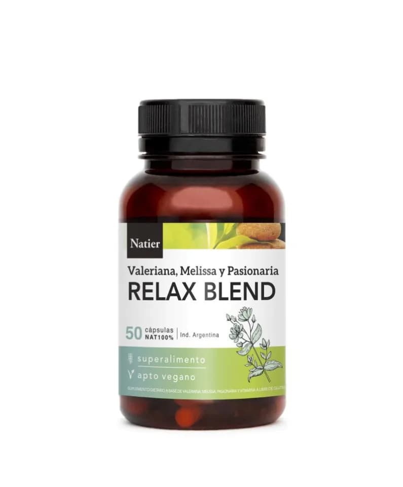 Relax blend cápsulas Natier