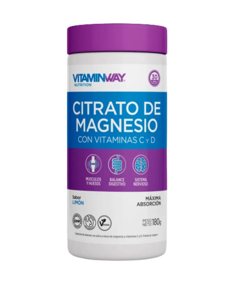 Citrato de magnesio limon vitamin