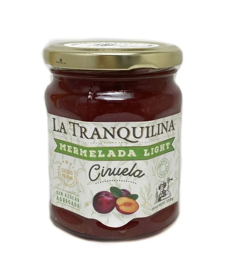 Mermelada con Stevia ciruela la Tranquilina