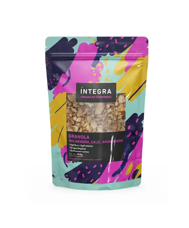 Granola almendra caju arandax350g Integr