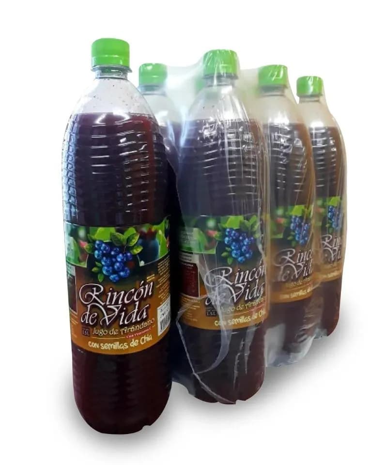 Jugo de arandano con Chia .5lpack Rincon de vida