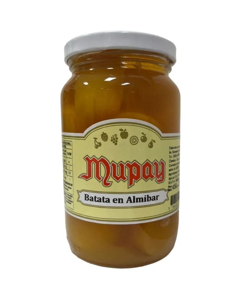 Batata en almibar Mupay