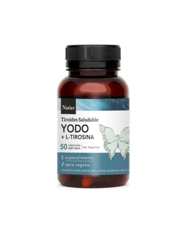 Yodo + l-tirosina cápsulas Natier