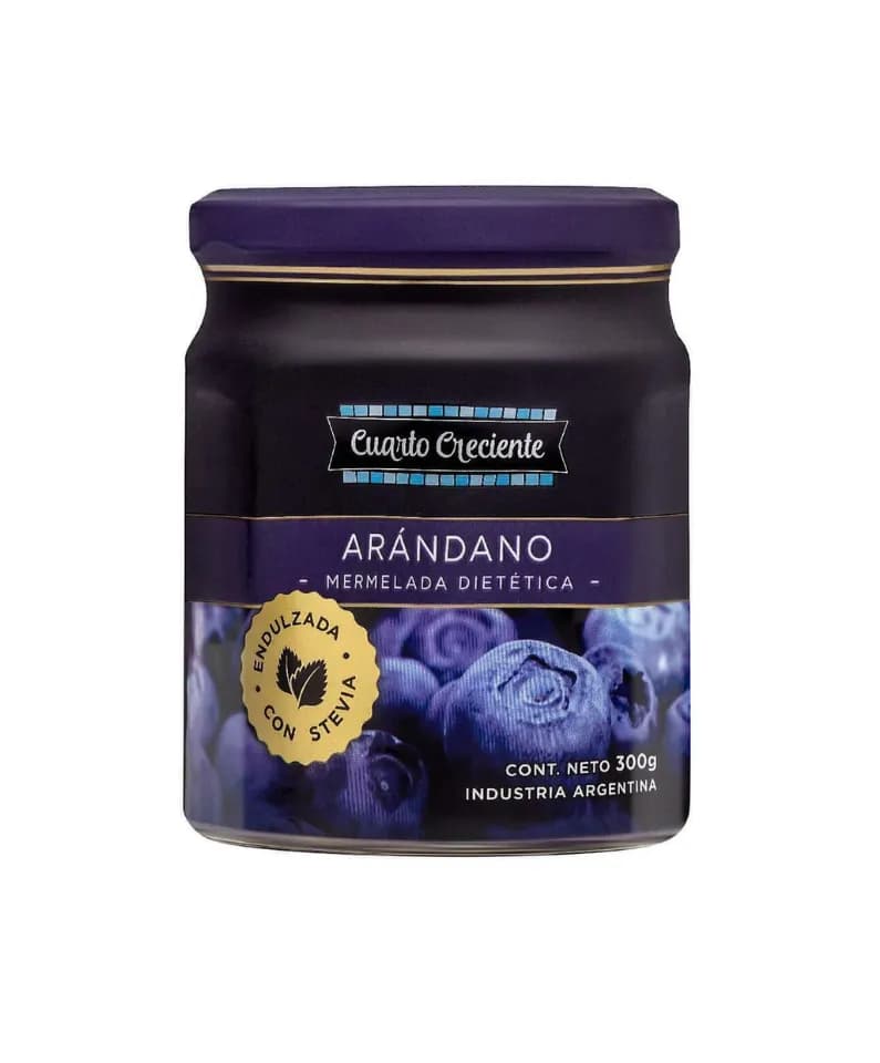 Mermelada de arandano con Stevia