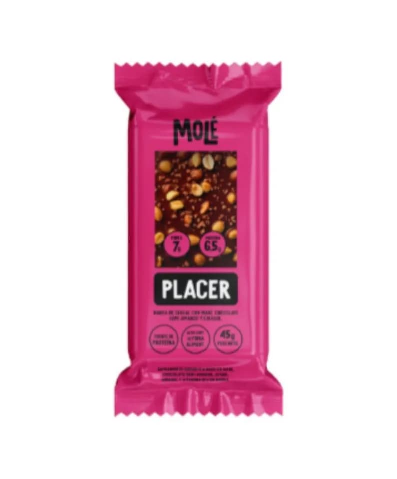 Barra de cereal mole placer