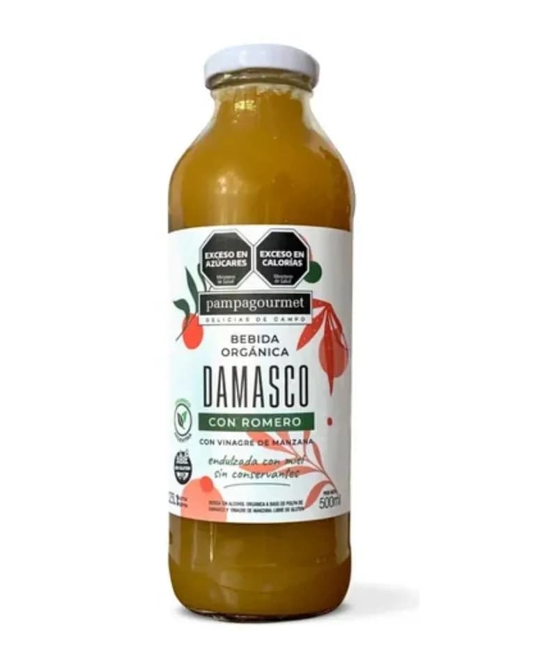 Jugo organico con vinagre de manzana