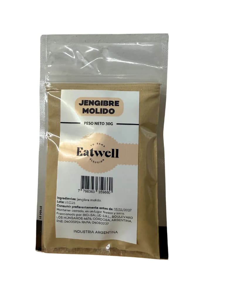 Jengibre molido pouch Eatwell