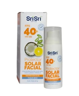 Protector solar facial factor 40