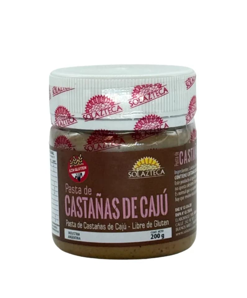 Pasta de castañas de caju sol azt