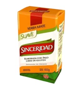 Yerba mate suave Sinceridad