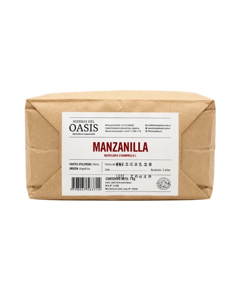 Manzanilla flores puras
