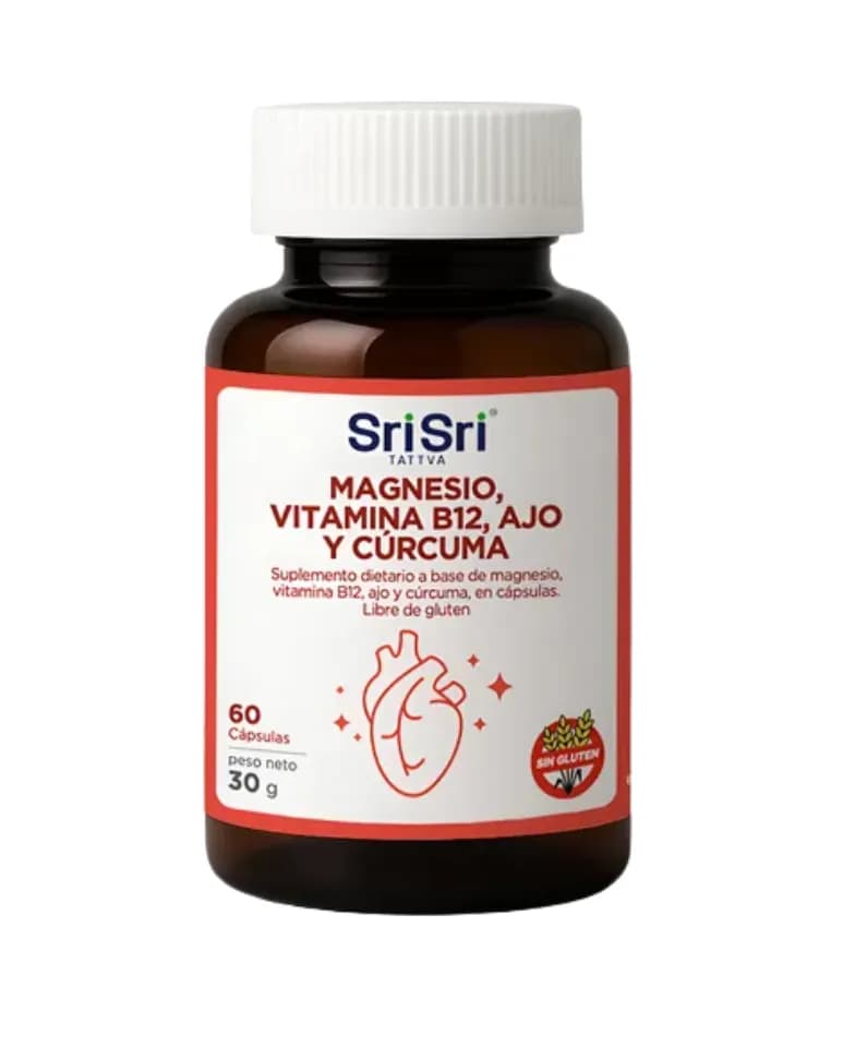 Magnesio b12 ajo curcuma sri