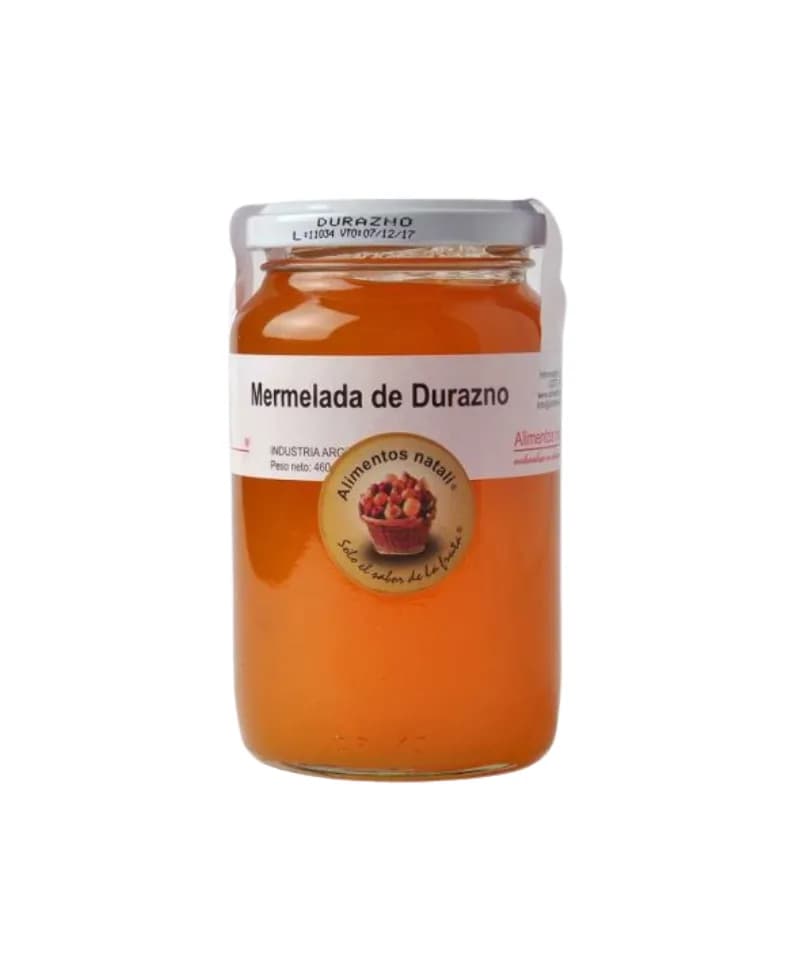 Mermelada de durazno Natali