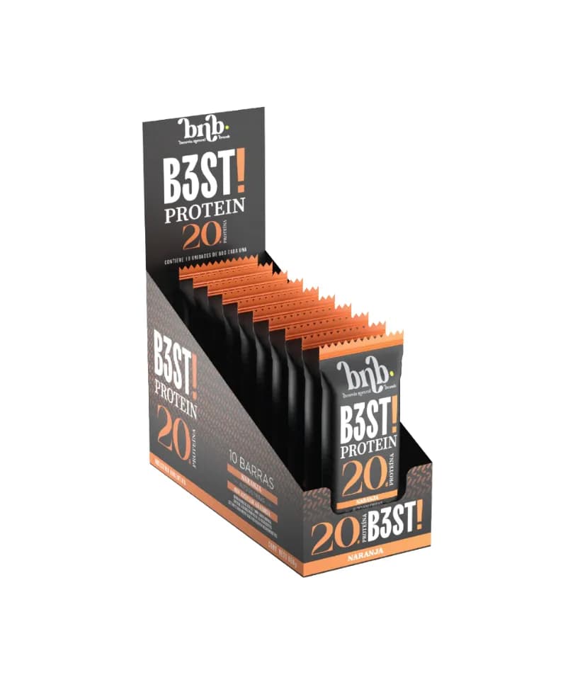 Barras protein naranja Bnb