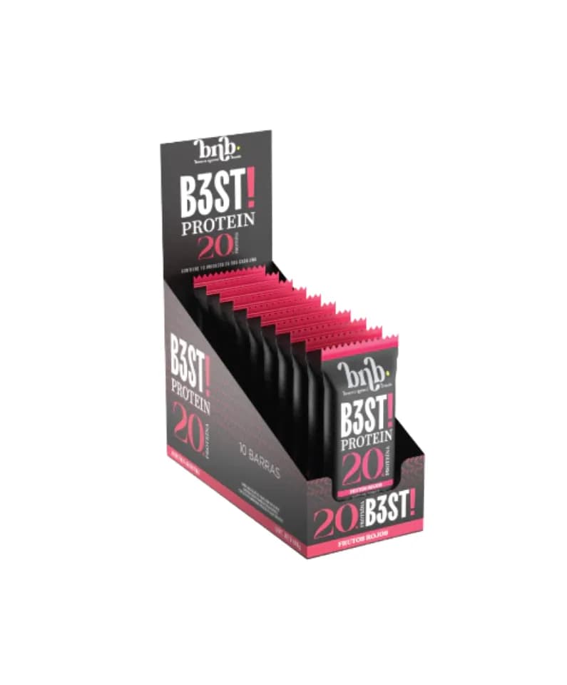 Barras protein frutos rojos Bnb