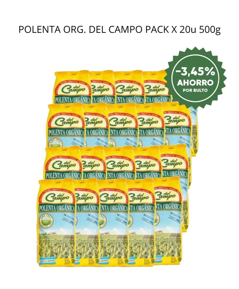 Polenta orgánico Del campo