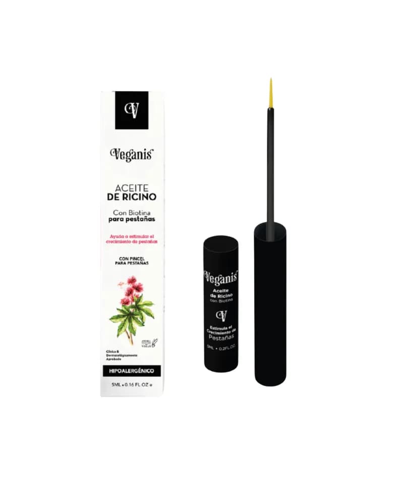 Aceite de ricino para pestañas Vegan