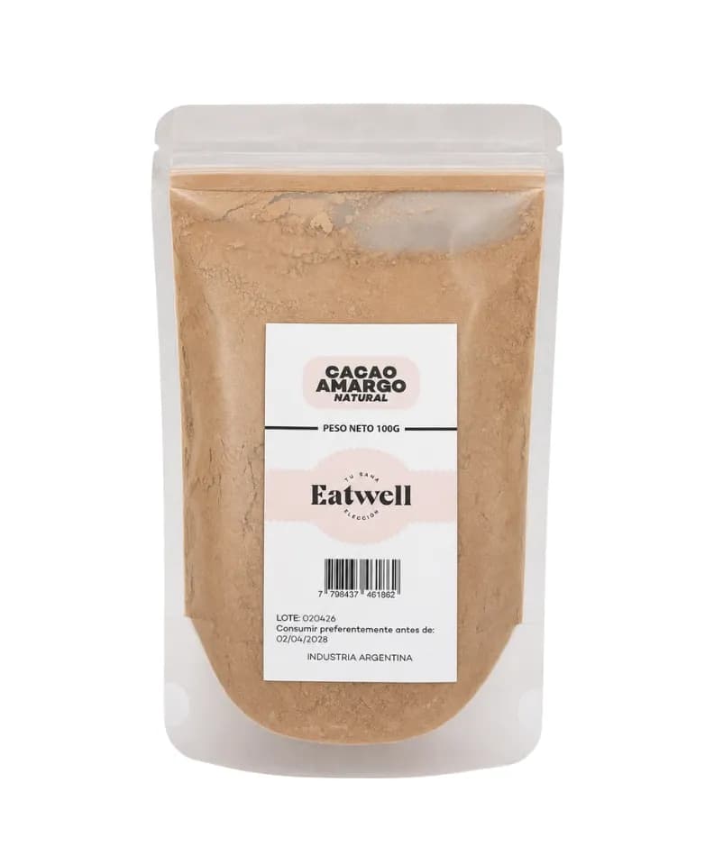 Cacao amargo natural Eatwell