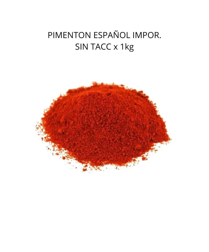 Pimenton español impor. sin tacc